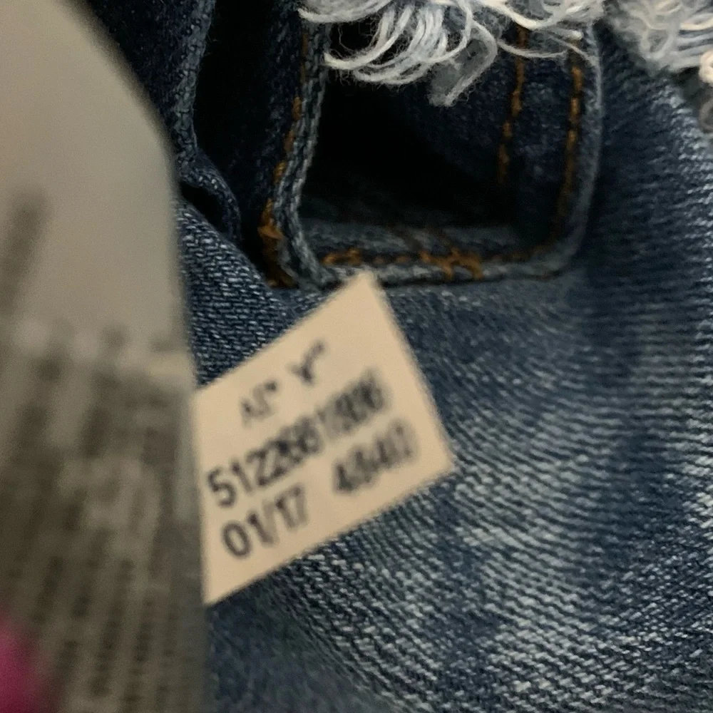 American Eagle Vintage Hi Rise Festival Destroyed Jean Shorts 8